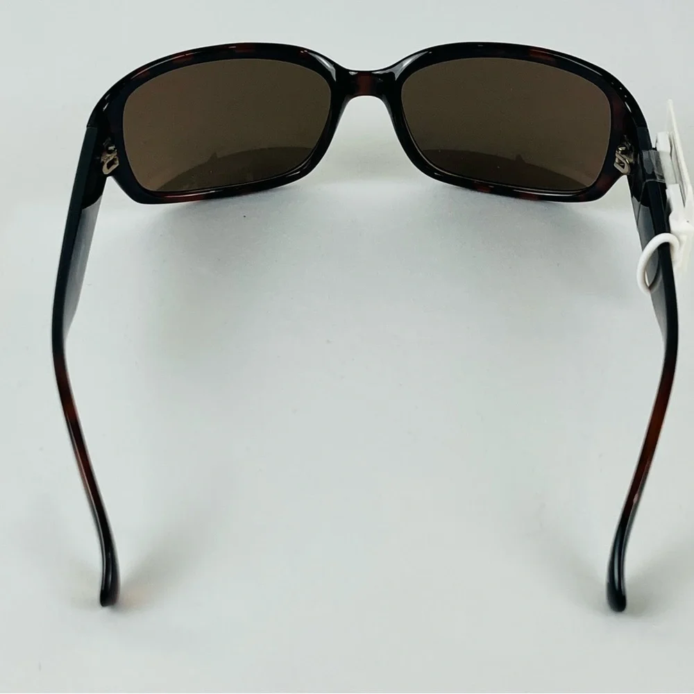 Croft & Barrow Sunglasses Tortoise Shell Frame Brown Lenses 100% UV Protection